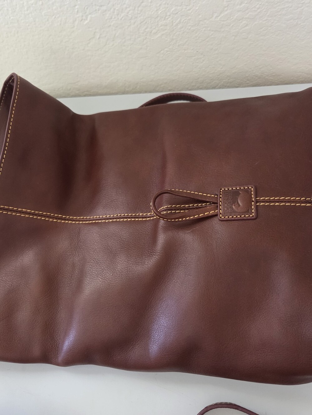 Dooney and Bourke Florentine Medium Toggle Crossbody In Chestnut - Picture 12 of 12